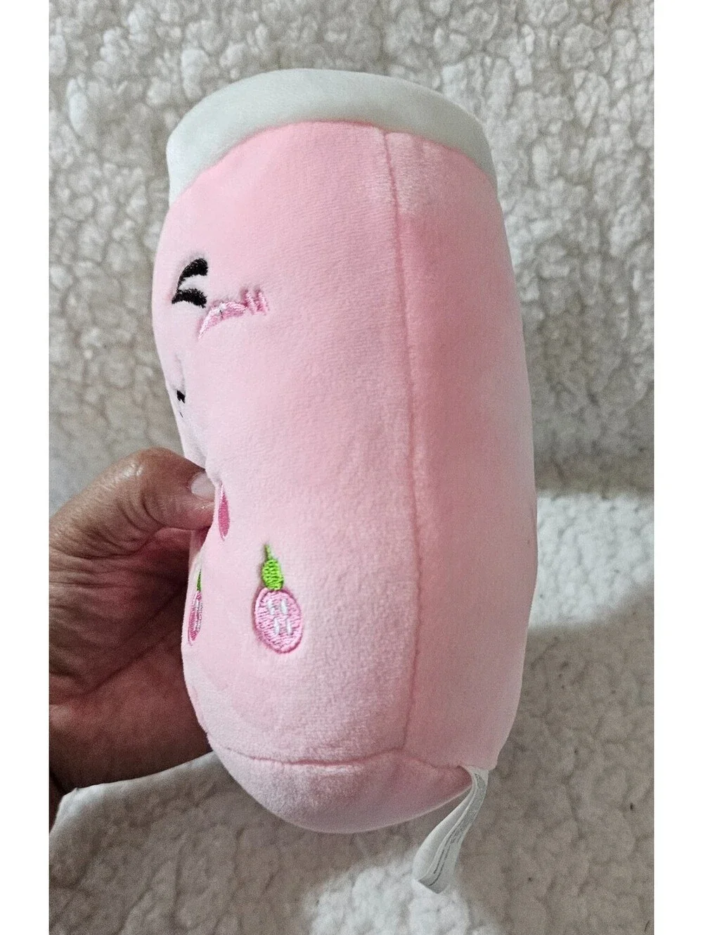 New World Plush Boba Bubble Tea Straw Drink Toy Stuffed Animal 7.5